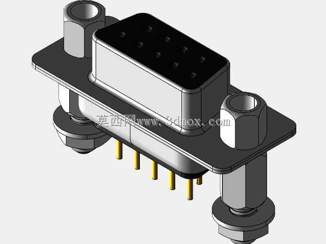 DSUB 9针阴式PCB连接器