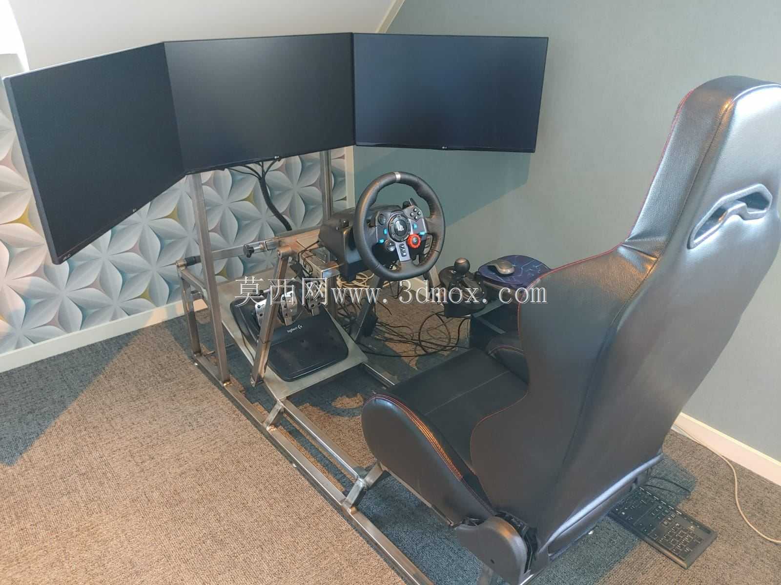 playseat Logitech g29三重屏幕