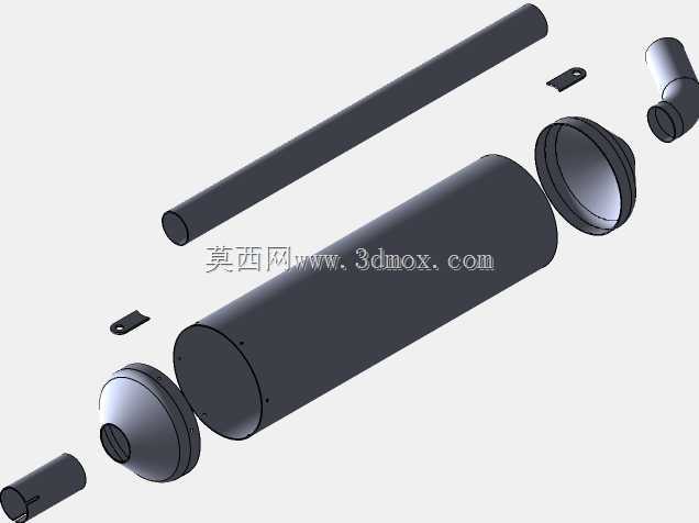 消音器6英寸,适用于super seven