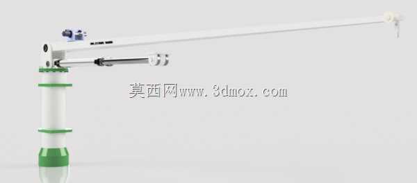 自由落体船回收起重机。汽车装载起重机
