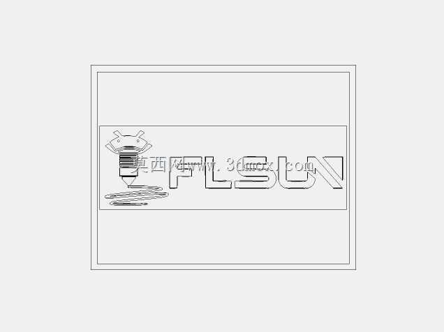 FLSUN标志3D