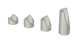 用于3d打印的76.5mm(3英寸)切割模板