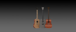 Solidworks中的原声吉他