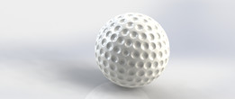 Solidworks中的高尔夫球