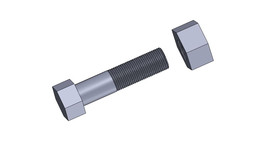 Solidworks中螺母螺栓的设计与动画