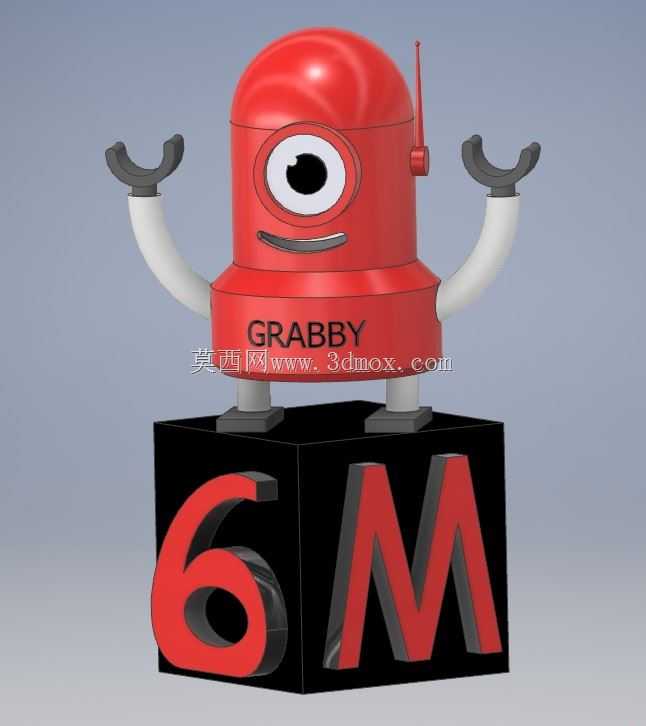 Grabby 600万会员奖杯
