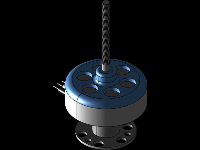 DT700KV RC无刷出线钟电机M4螺纹轴