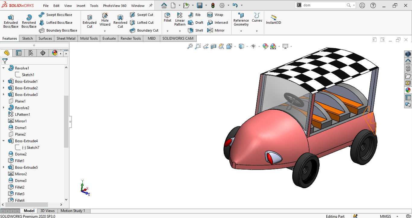 solidworks�е�΢������ģ��