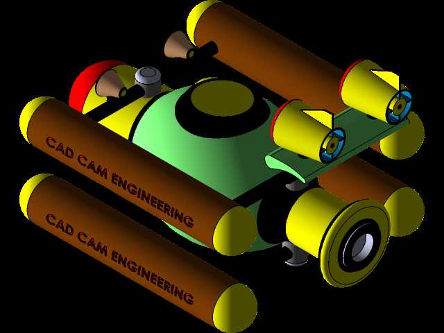 solidworks�е�����Ǳͧ���ģ��