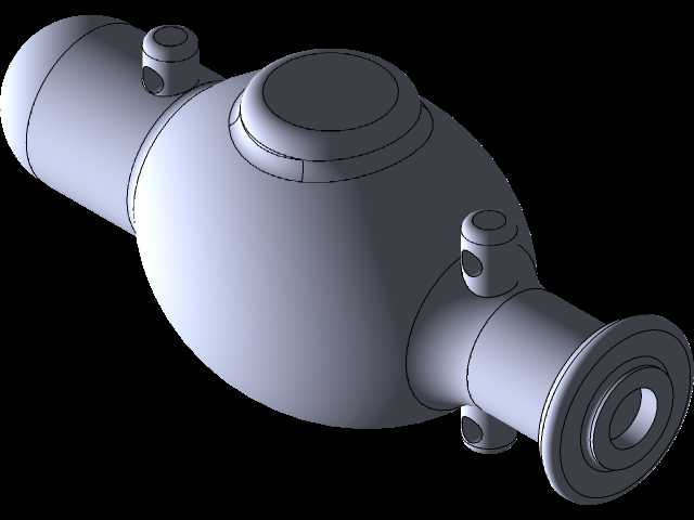 solidworks�е�����Ǳͧ���ģ��