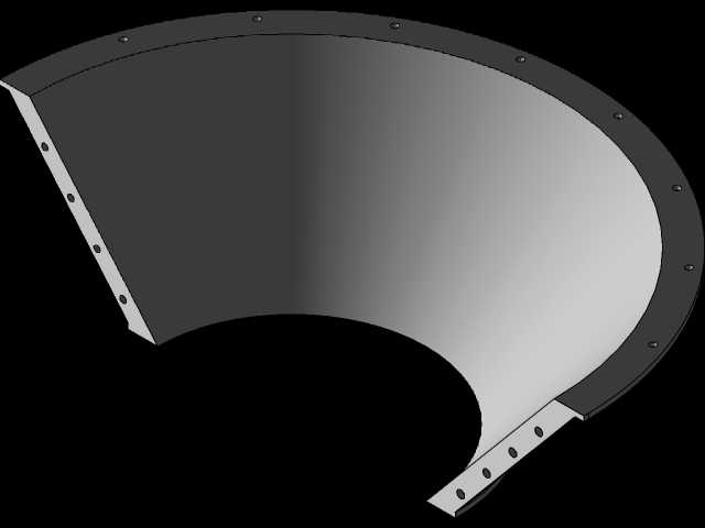 Solidworks中带螺旋输送机的水泥筒仓