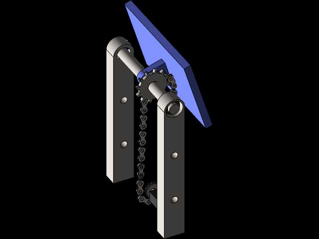 Solidworks中的太阳能电池板组装