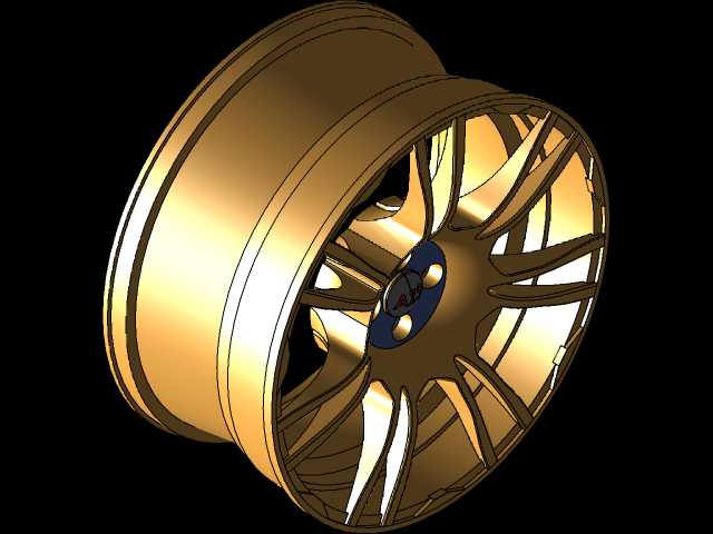 solidworks中的轮辋和轮胎