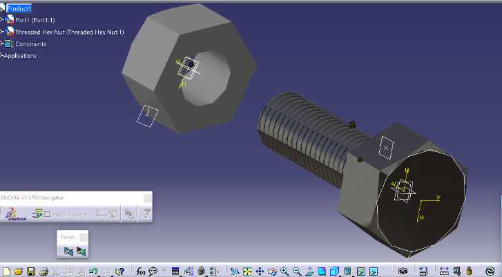 CATIA�е���ĸ��˨���