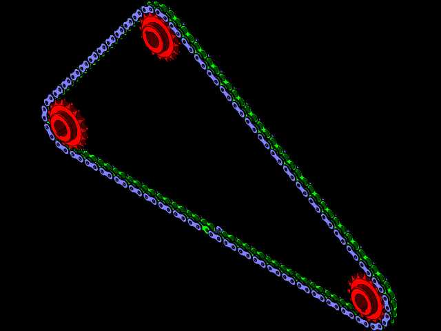 Solidworks中的链轮装配