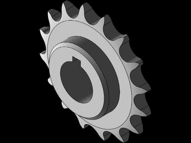 Solidworks中的链轮装配