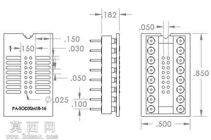 16�����Ե�����Ԫ����DIP��������PA-SOD3SM18-16
