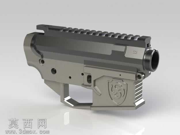 数控准备AR15用左手小方坯上部接收器