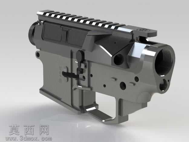 数控准备AR15用左手小方坯上部接收器