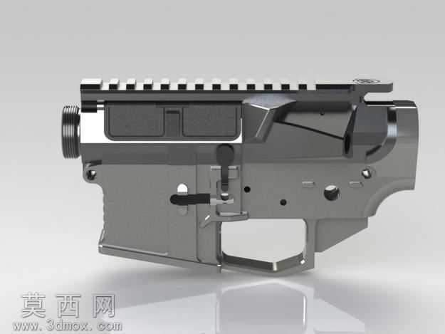 数控准备AR15用左手小方坯上部接收器