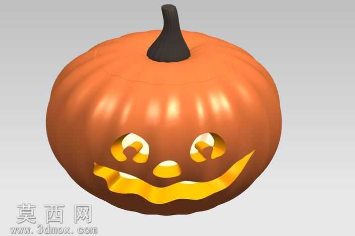 万圣节南瓜头设计模型