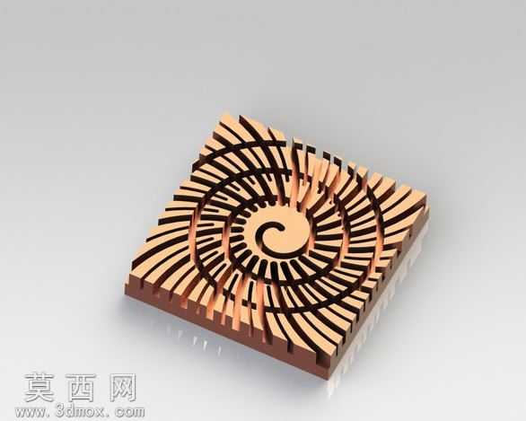 小的径向热沉