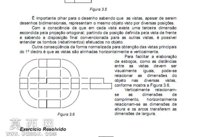 Desenho同mecanico"diedroMongeano"
