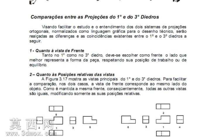 Desenho同mecanico"diedroMongeano"