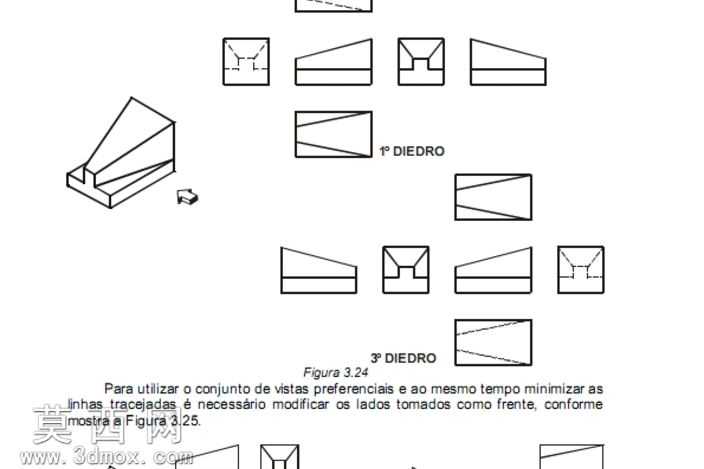 Desenho同mecanico"diedroMongeano"