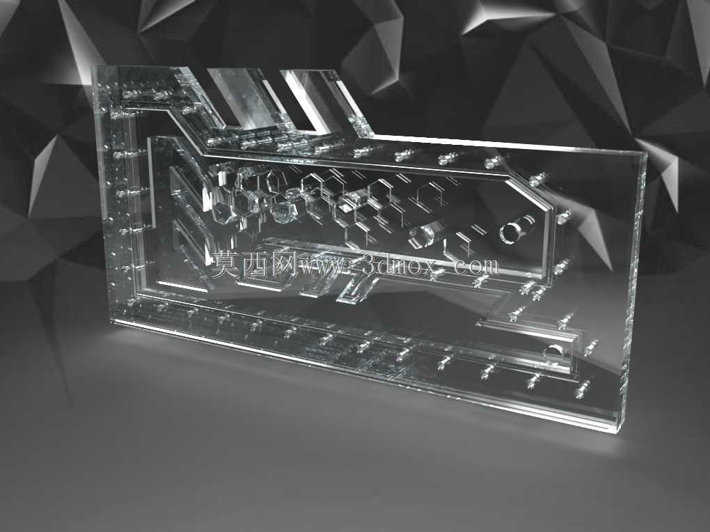 watercool poligon 3d
