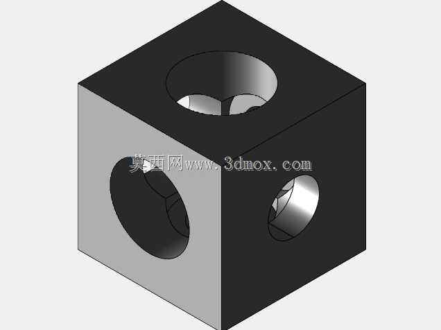Cubo 3 vías-Perfil 2020-Conector/Soport