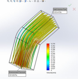 ʹ��Solidworks�Է����ͷ���쾶�ܽ�������ģ�⡣