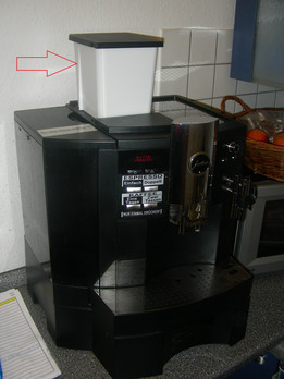 jura caffee caddy/funel