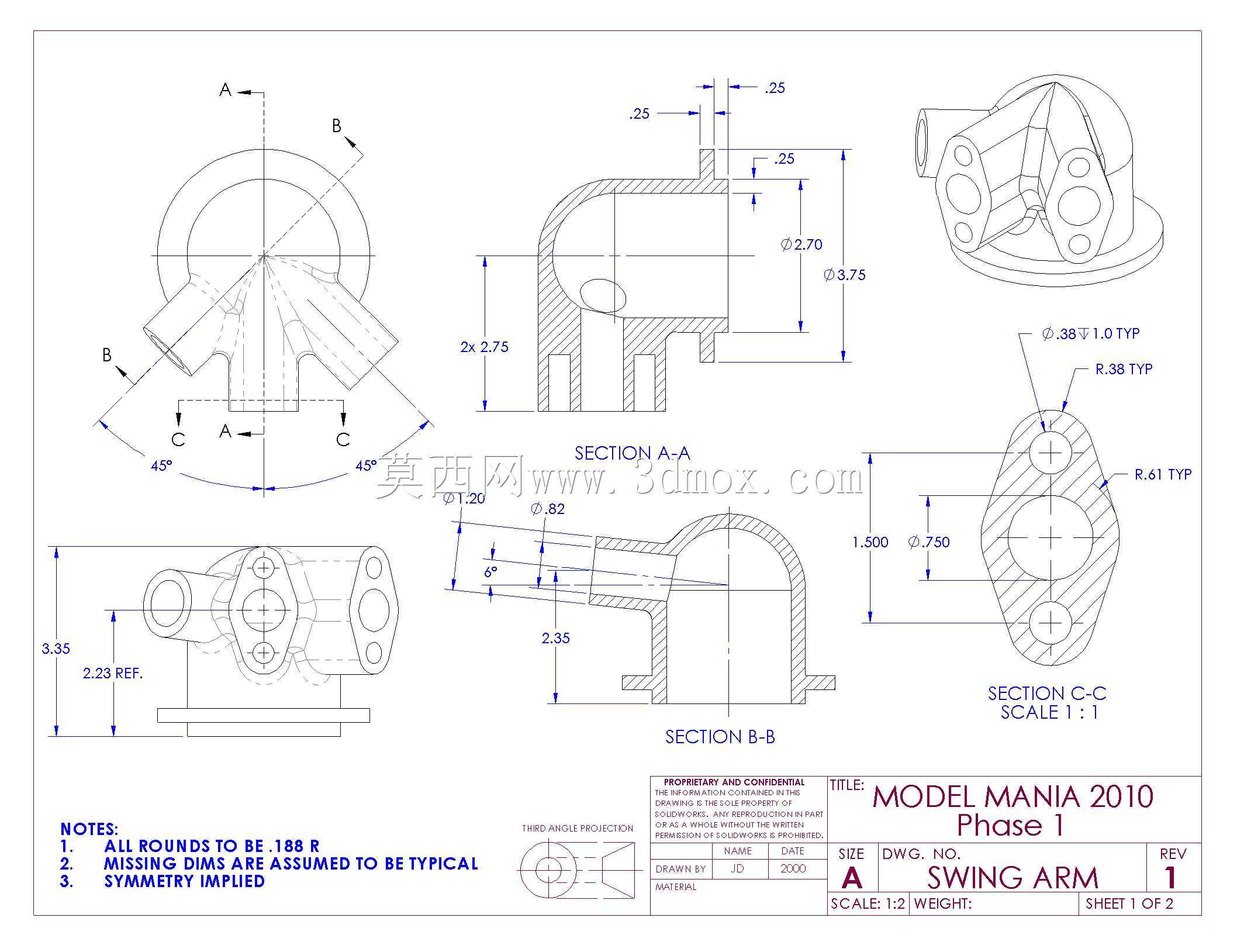 Solidworks Model Mania 2000