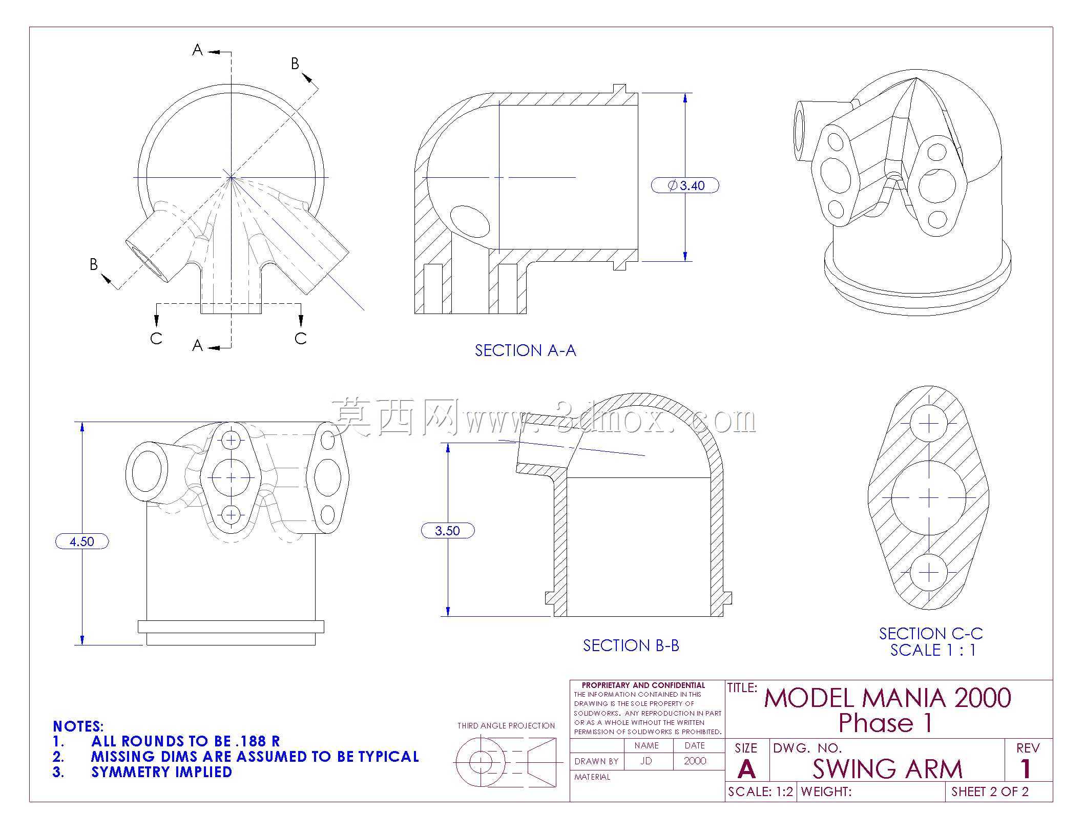Solidworks Model Mania 2000