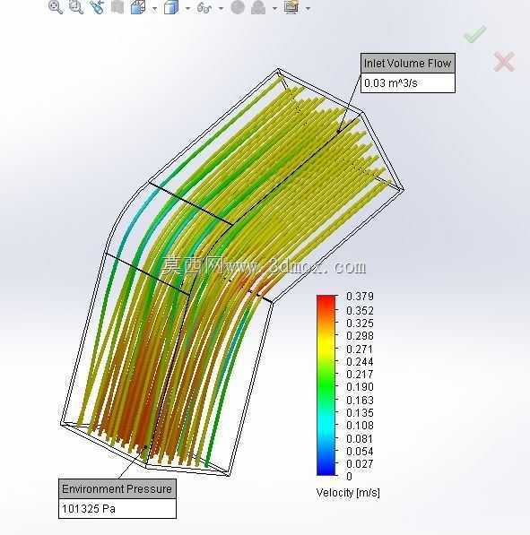 ʹ��Solidworks�Է����ͷ���쾶�ܽ�������ģ�⡣