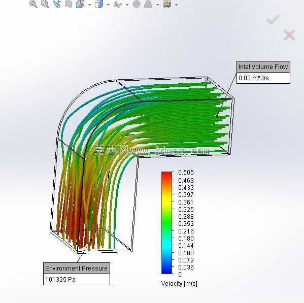 ʹ��Solidworks�Է����ͷ���쾶�ܽ�������ģ�⡣