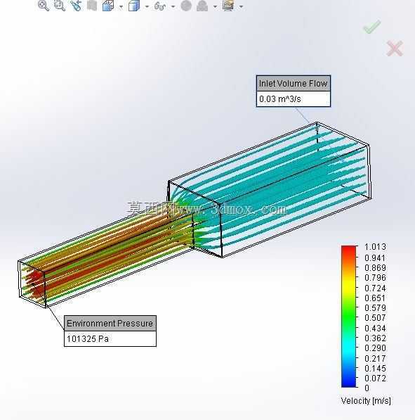 ʹ��Solidworks�Է����ͷ���쾶�ܽ�������ģ�⡣