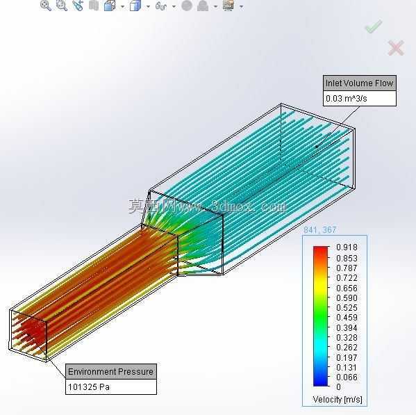 ʹ��Solidworks�Է����ͷ���쾶�ܽ�������ģ�⡣