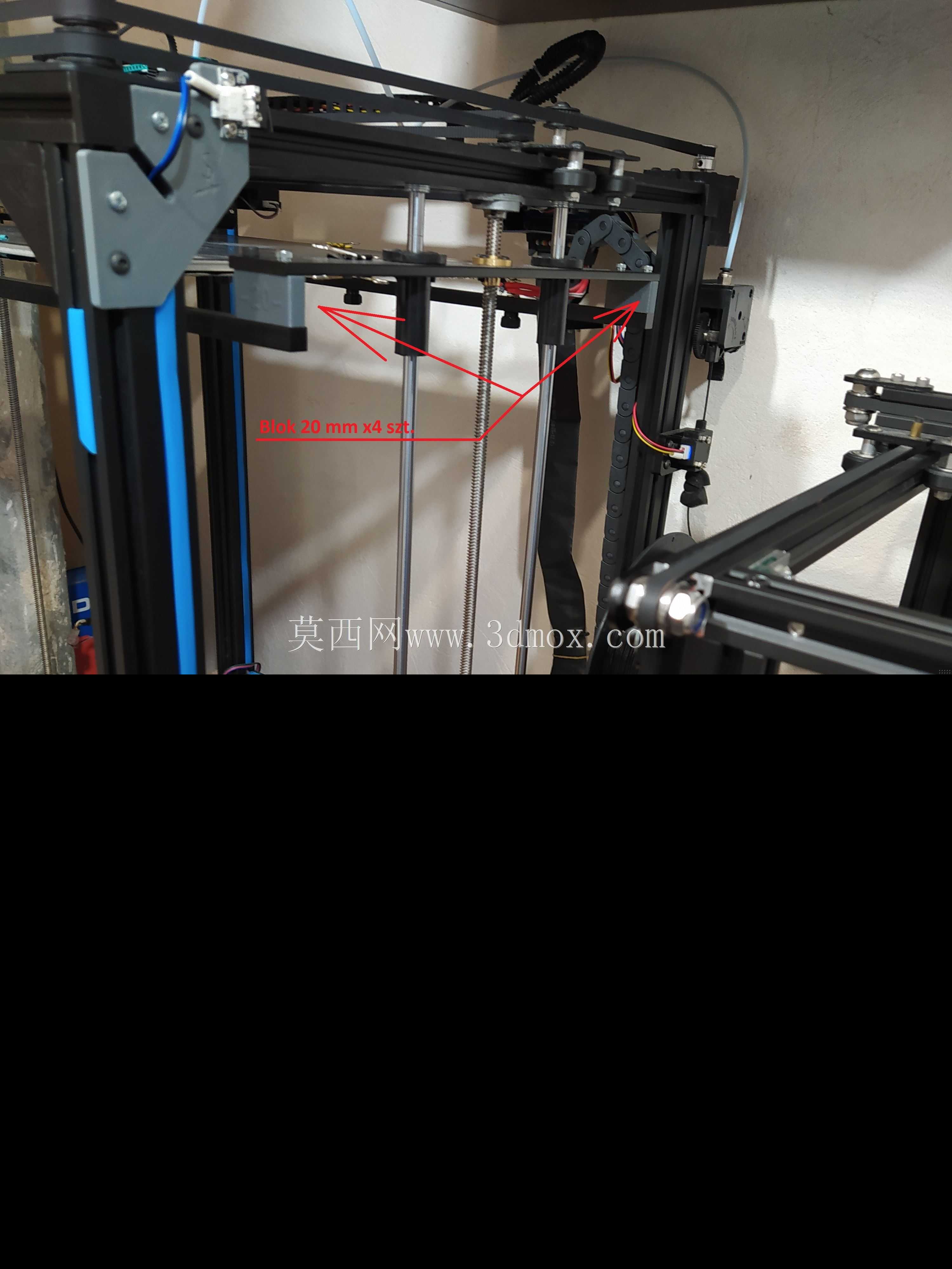 距离块TRONXY X5SA Z-414mm