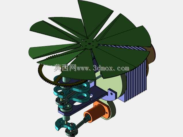 阿尔法型斯特林发动机模型