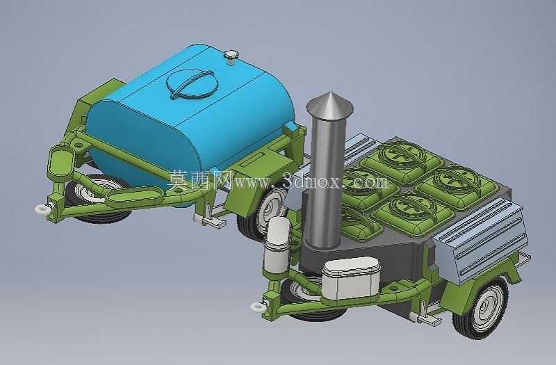 Kuchnia polowa KP340+cysterna 1:43