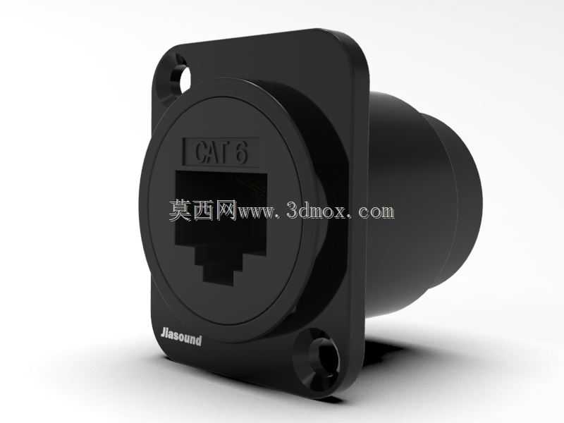 RJ45六类D面板插座(gniazdo)