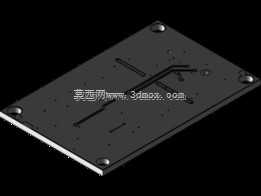 3D PCB-带快速连接器的ZIO MUX板