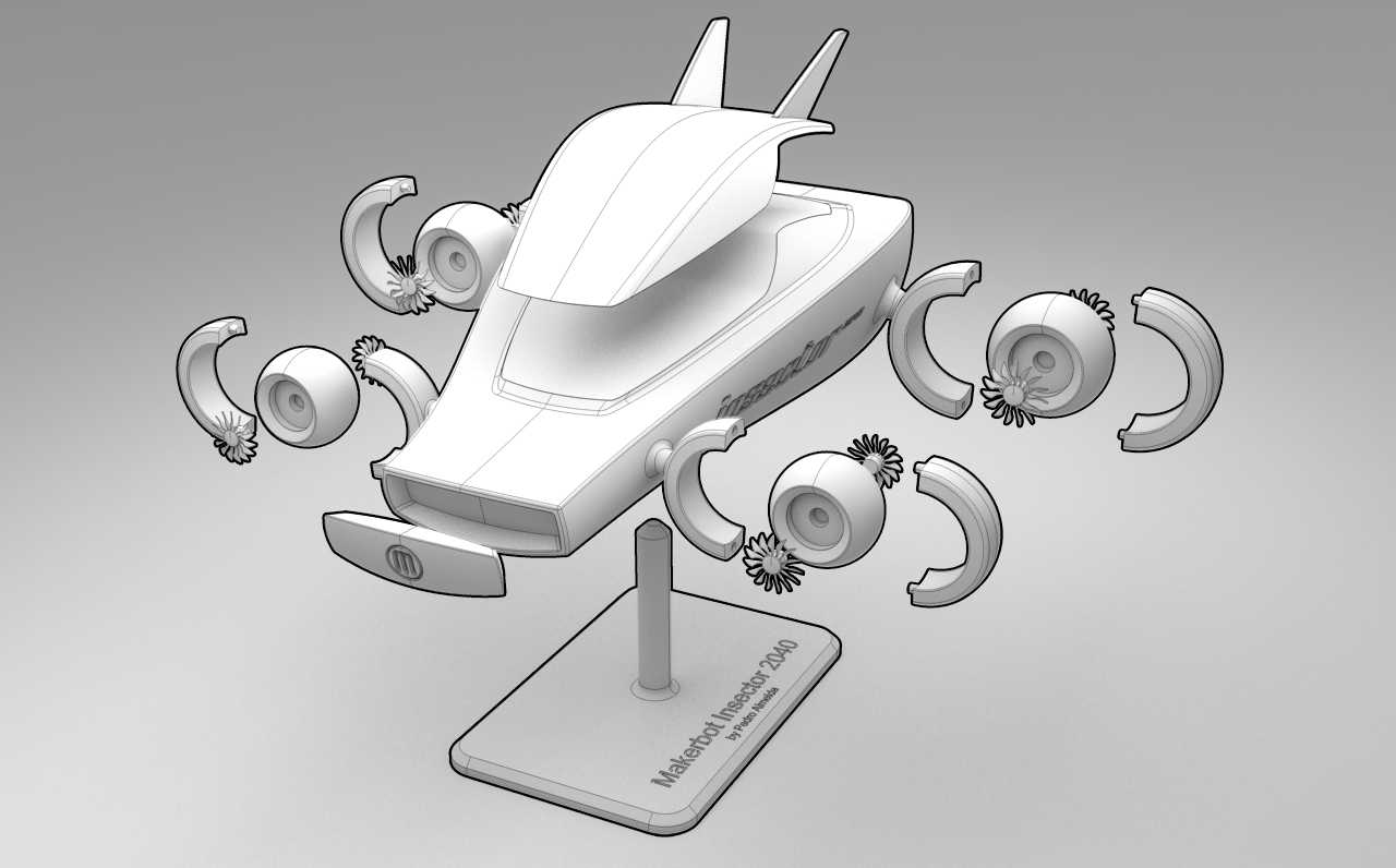 昆虫2040(Makerbot Replicator 2挑战)