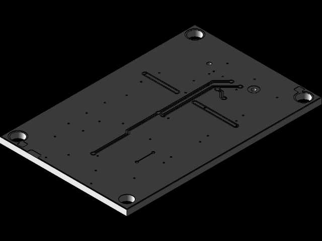 3D PCB-带快速连接器的ZIO MUX板