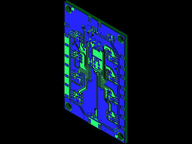 3D PCB-带快速连接器的ZIO MUX板