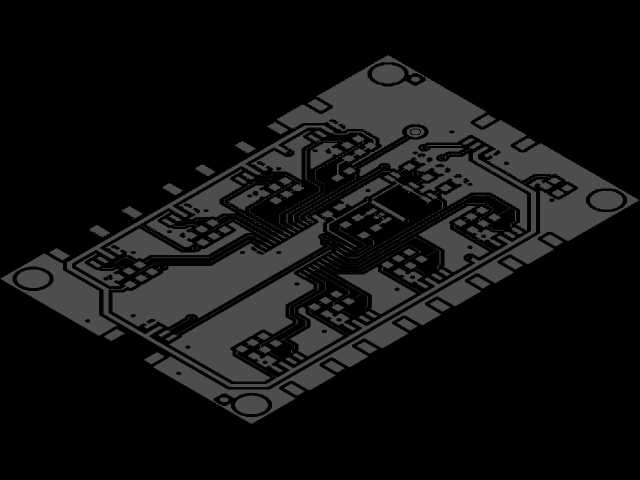 3D PCB-带快速连接器的ZIO MUX板