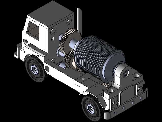 玩具混凝土卡车