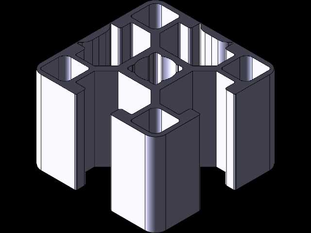 Alum��nio Perfils Convento de Alum��nio 30x30